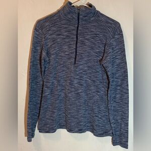 Men's Blue Quarter-Zip Sweater